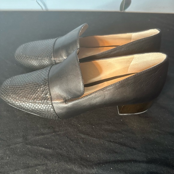 NWOB Louise et Cie Lo-Lavey Leather Block Heel Shoes - Picture 6 of 6